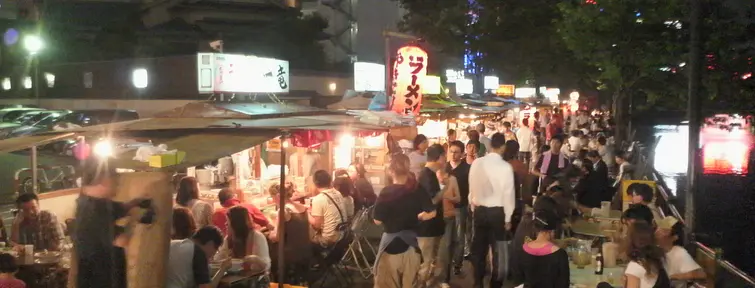 Yatai Stalls in Hakata, Fukuoka