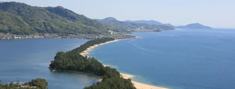 Amanohashidate vue du ciel