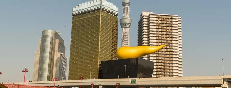 View of Azuma Bridge and the Tokyo Skytree from Suminda View of Azuma Bridge and the Tokyo Skytree