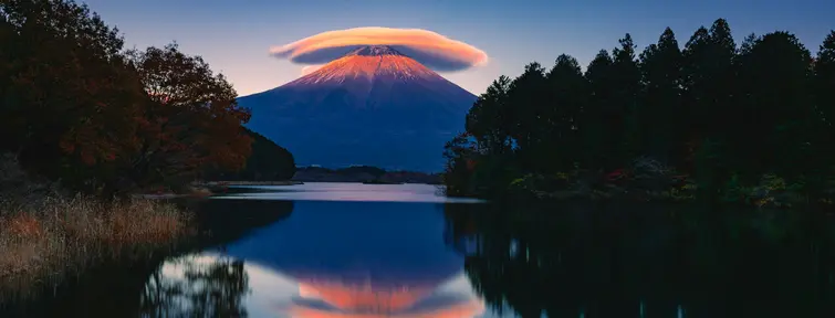 Vue du mont Fuji à Shizuoka