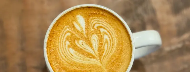 Seasonal latte at "The Lattest"