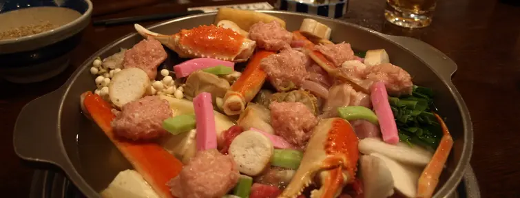 Chanko nabe with seafood Chanko nabe with seafood