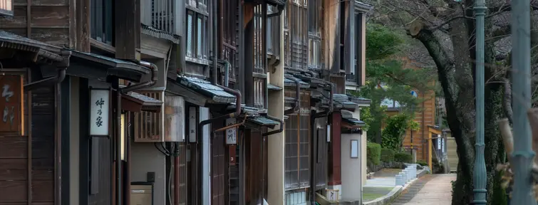 Les rues de Kanazawa