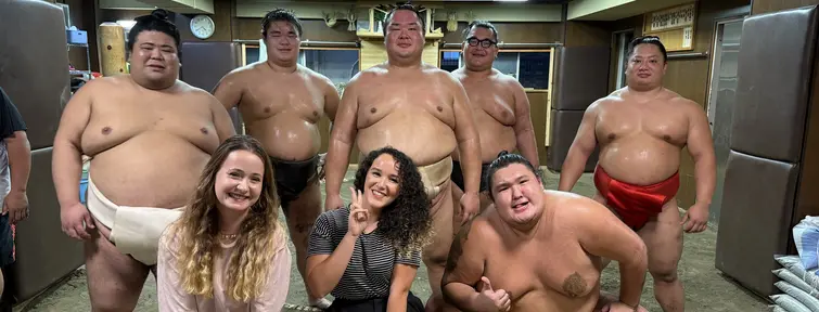 Notre équipe a rencontré les sumo !