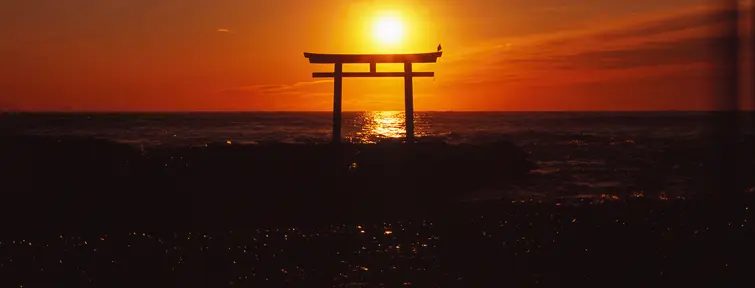 Shirohige Shrine, Lake Biwa