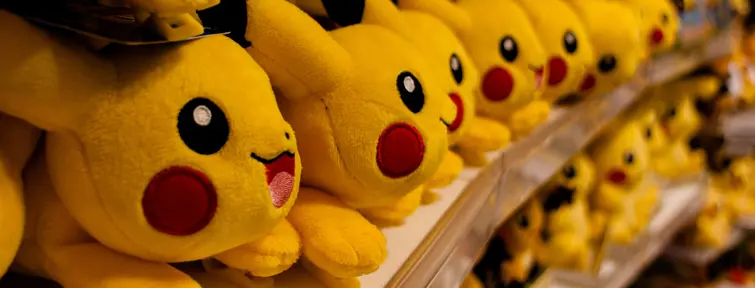 Pikachu plushes