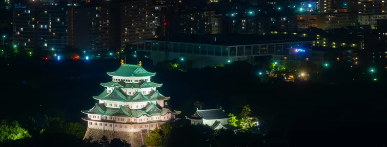 Nagoya Castle at night