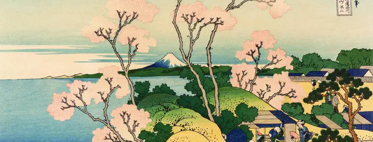 "Fuji from Goten-yama" Katsuhika Hokusai