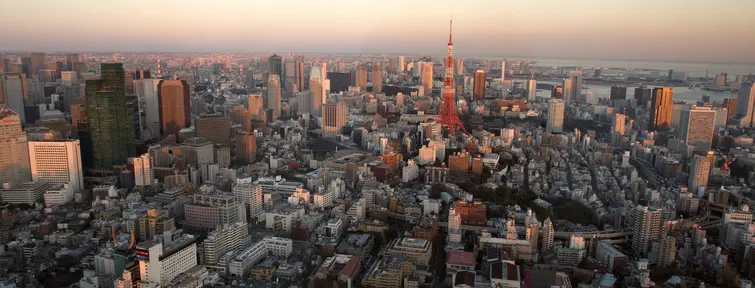 Tokyo depuis les cieux