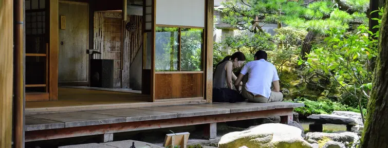 Temple grounds in Japan