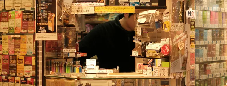 Acheter du tabac au Japon