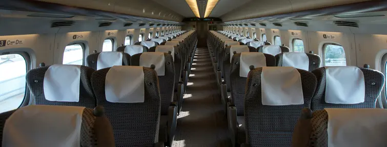 Shinkansen seats