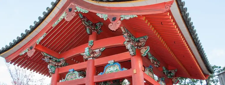 La cloche du temple Kiyomizu-dera à Kyoto.