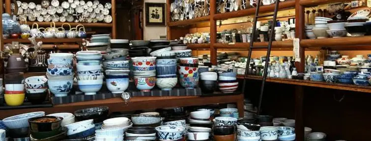 Vajillas Kappabashi en Asakusa, Tokyo