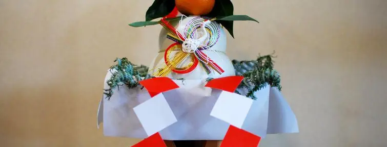 Kagami mochi, una ofrenda a los dioses.