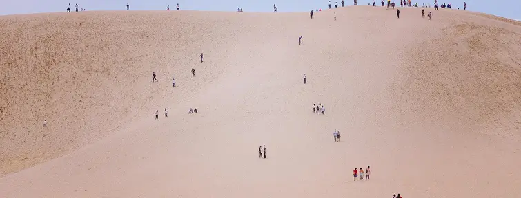 Les dunes de sable de Tottori : véritable désert miniature