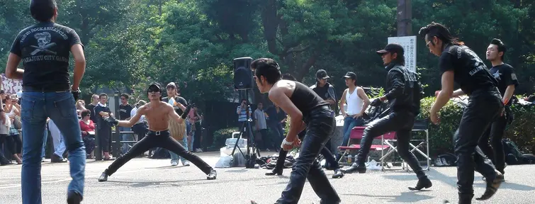 Rockers au parc Yoyogi Rockers au parc Yoyogi