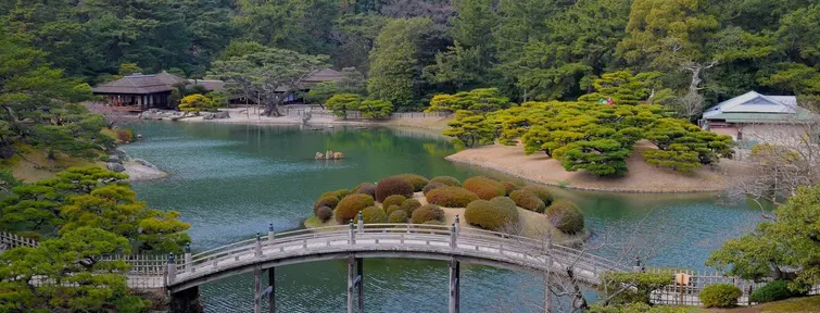 Le jardin Ritsurin à Takamatsu Le jardin Ritsurin à Takamatsu