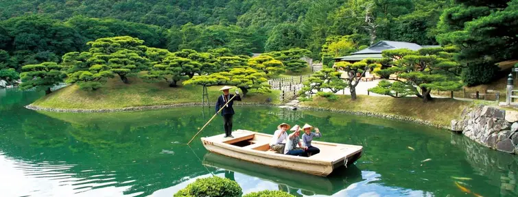Le jardin Ritsurin à Takamatsu